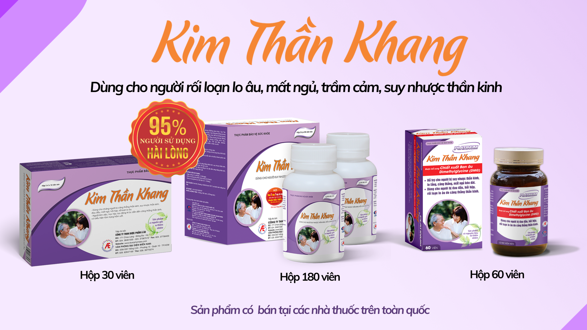 Kim Thần Khang rất tốt cho người bị mất ngủ, lo âu